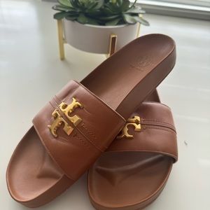 Tory Burch Everly Lug Slide/Sandal sz 10.